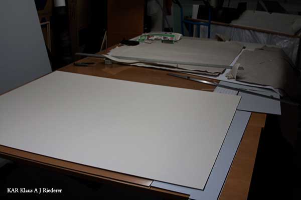 Pigmenttivedostaminen baryyttipaperille & kehystäminen isossa koossa 02/2009
