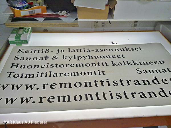 Autoteippaukset & graafinen suunnittelu, Remontointi-Urakointi Stranden Oy, 05/2011