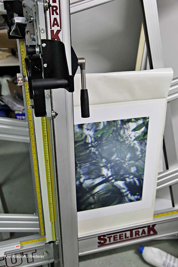 Pigmenttivedos lasikehykseen paspalla ja museolaadulla, Dan Palmgren, 09/2012